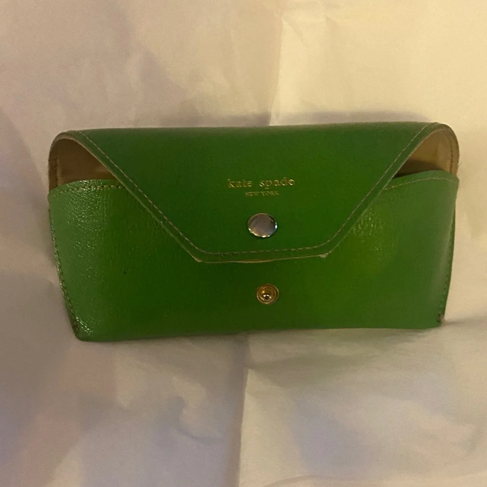Kate Spade Brown Glasses with Green Case